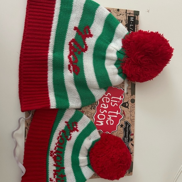 4/$50 naughty and nice matching dog and owner hat 🐶 - Picture 1 of 4